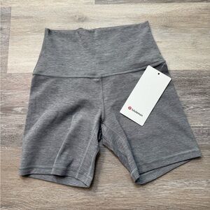 Lululemon Align HR Short 6” -  Heathered Core Medium Grey